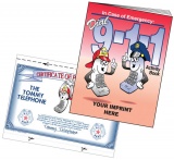 "Dial 9-1-1" Coloring & Activity Books (Custom)